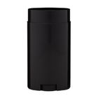Black Twist Up Oval Shape Solid Deodorant Container 50g