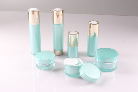 Blue PMMA Empty Facial Serum Packaging 20ml Multiple Capacity