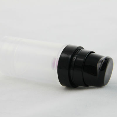 Clear PP Dispensing Airless Cosmetic Bottle Propellant Free 12ml