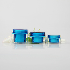 Durable PP Plastic 20g Good Sealing Blue Cosmetic Cream Containers Packaging