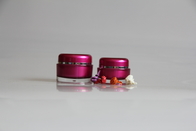 Wine Red Round Acrylic Packaging Jars for Cosmetics Luxury PMMA Cream Packaging Jar