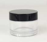 PETG Green Plastic Jar With Screw Top Lid Cylinder Plastic Jar Bottles For Skin Care Packaging