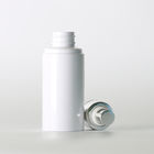 Round Shape Cosmetic Plastic Lotion Bottles 80ml White Color For Skin Care