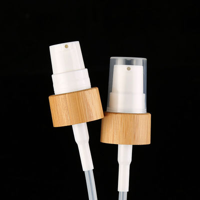 SGS Trigger 24 415 Cosmetic Lotion Cream Pump Bamboo Dispenser