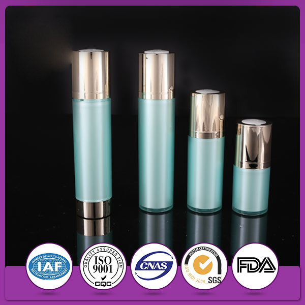 Blue PMMA Empty Facial Serum Packaging 20ml Multiple Capacity