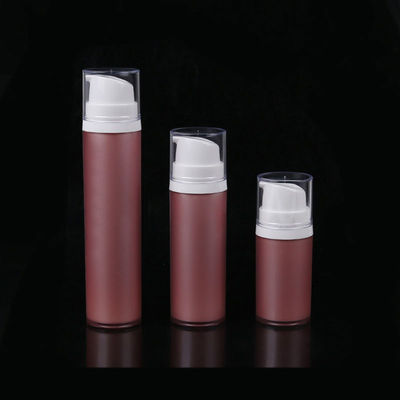 Prachtige groene/bruine acryl 15/30/50 ml luchtloze pompfles